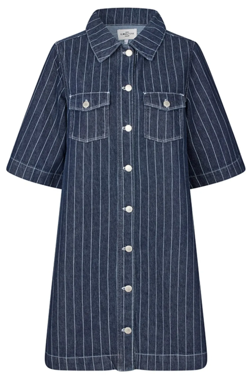 New Global Funk Mira-G 608 Navy Pinstripe