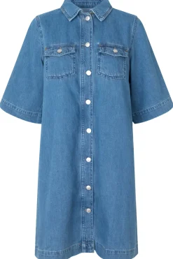 Global Funk Mira-G Dress Mid Vintage Blue