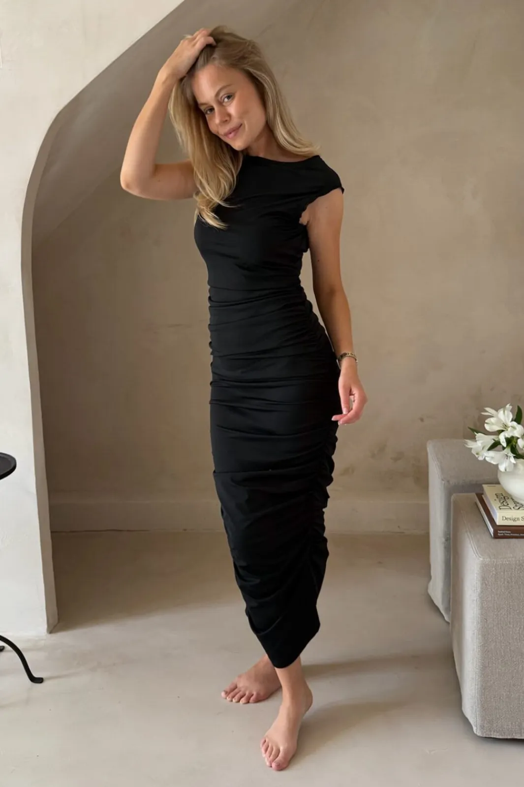 Online BYIC Miraic Dress A23938 Black