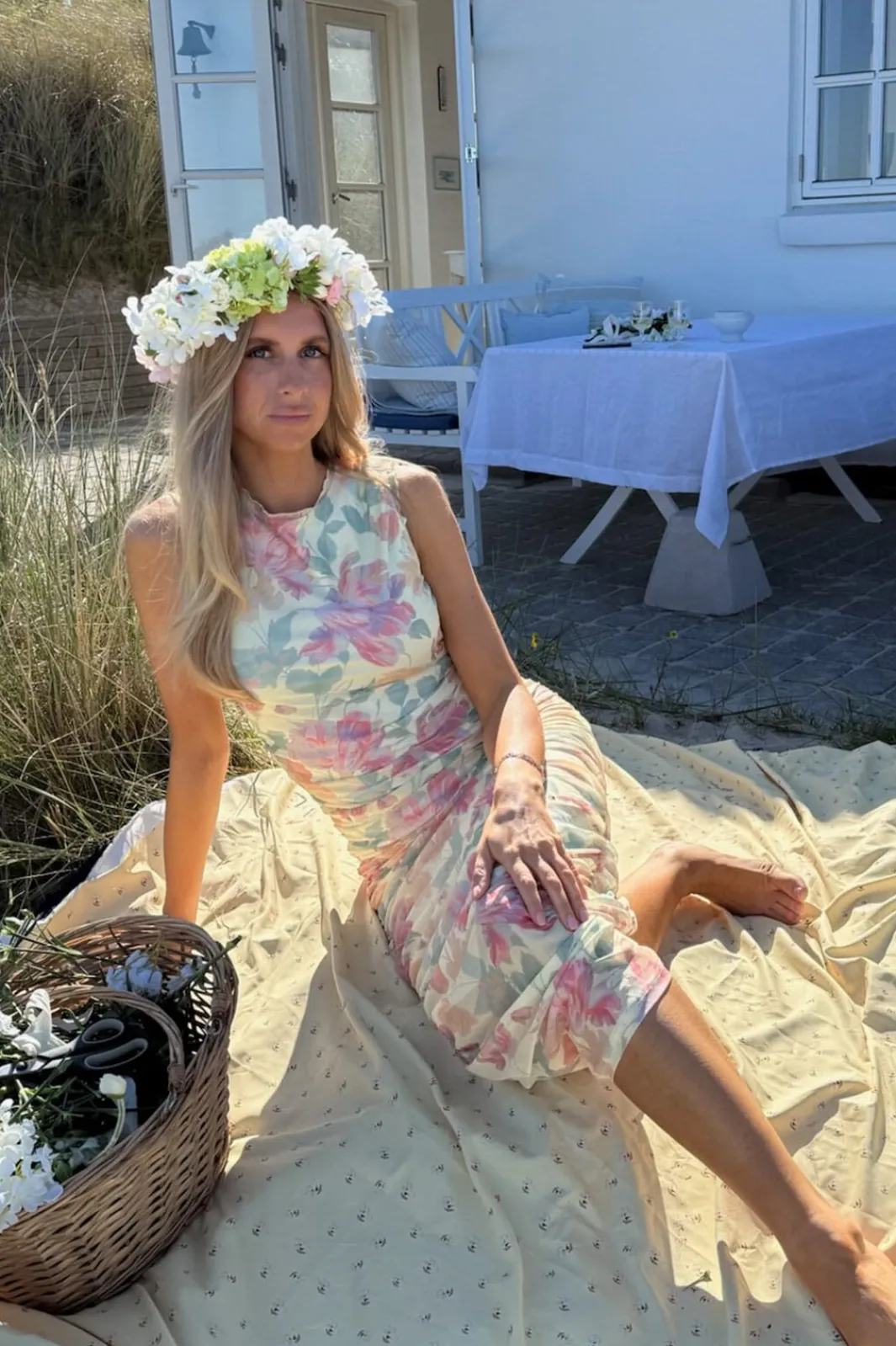 Best BYIC Miraic Mesh Dress A23631 Pastel Garden