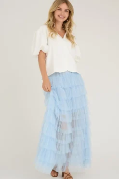 Online A-View Miranda Skirt 282 Light Blue