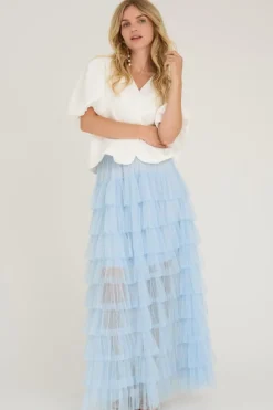 Online A-View Miranda Skirt 282 Light Blue