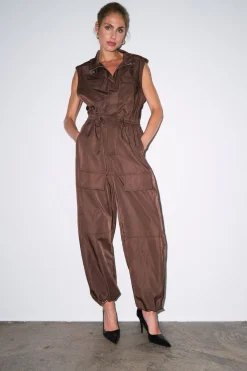 New Gossia Mircalago Jumpsuit G2835 Brown
