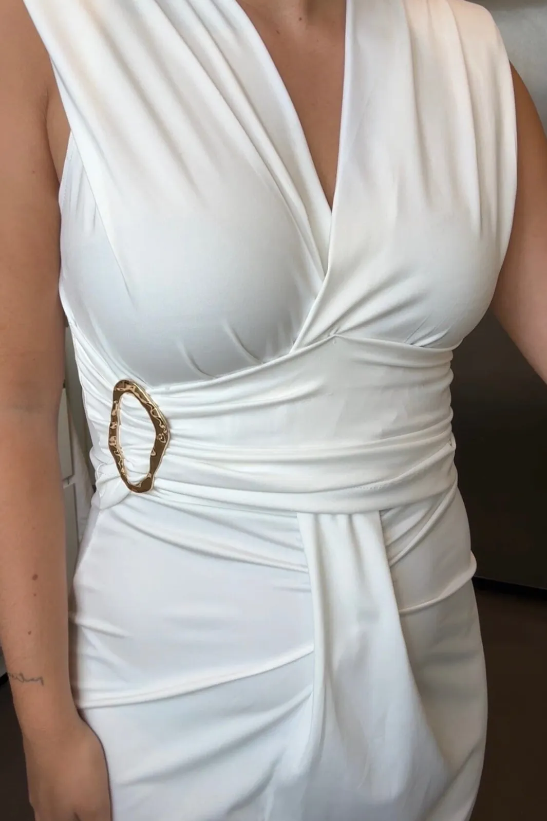 Sale A-bee Mirella Dress White