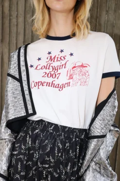 New Lollys Laundry Missll Tee Ss25449-1034 01 White