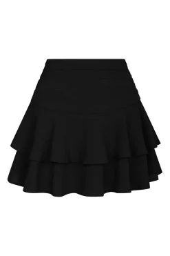 Discount Neo Noir Mitra Frill Structure Skirt 167121 100