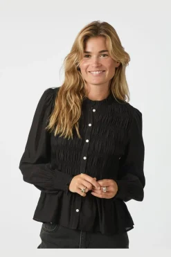 New Neo Noir Mocca Smock Blouse 166155 100