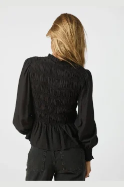 New Neo Noir Mocca Smock Blouse 166155 100