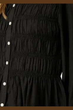 New Neo Noir Mocca Smock Blouse 166155 100