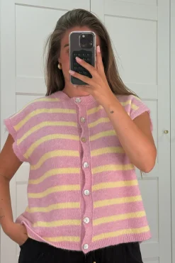 Sale A-bee Molly Vest Pink