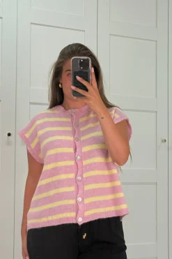 Sale A-bee Molly Vest Pink