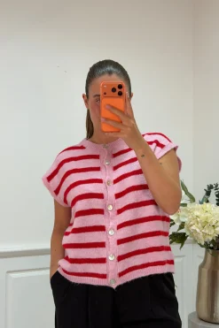 Outlet A-bee Molly Vest Red