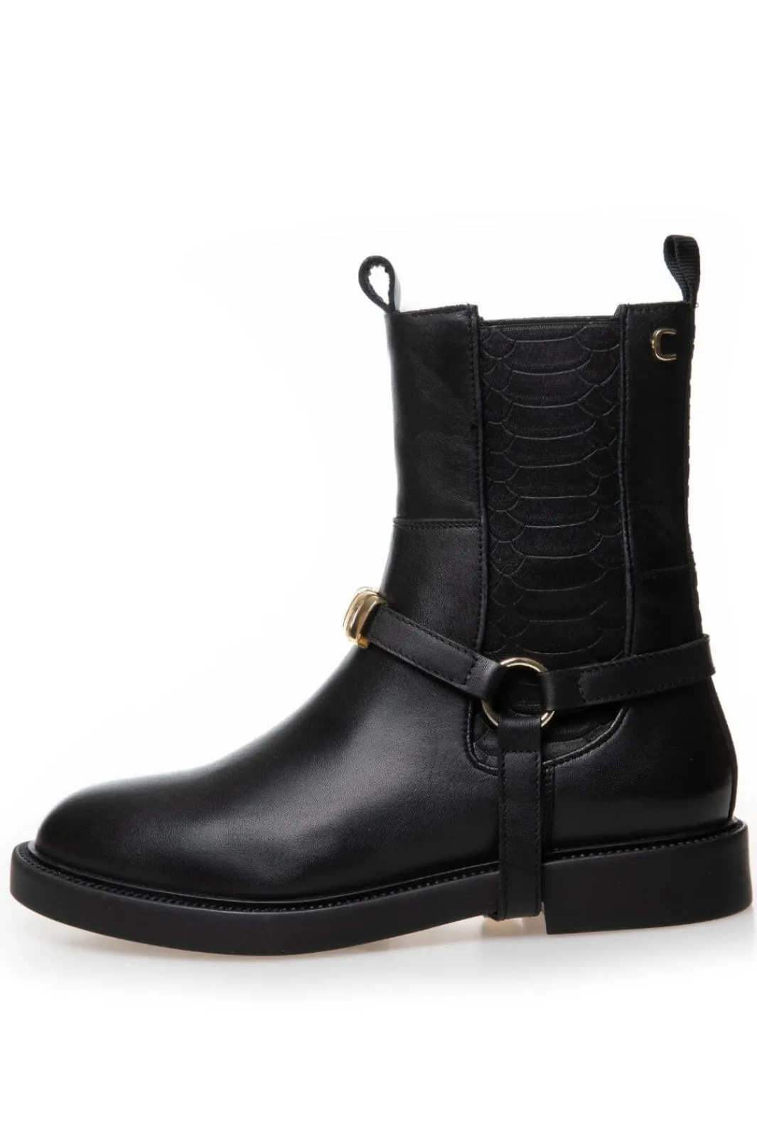 Outlet Copenhagen Shoes Moments Of Life 2 (Gold Trim) 0001 Black