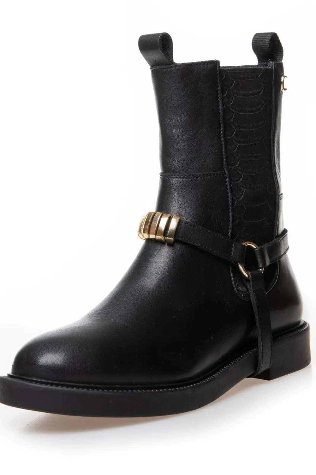 Outlet Copenhagen Shoes Moments Of Life 2 (Gold Trim) 0001 Black