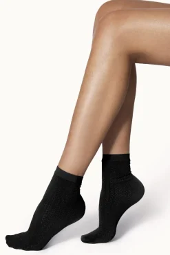 Hot Wolford Mosaic Jacquard Socks48100 7005 Black