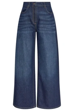 Hot MSCH Copenhagen Mschadna Alena Pants 19715 Dark Blue Wash