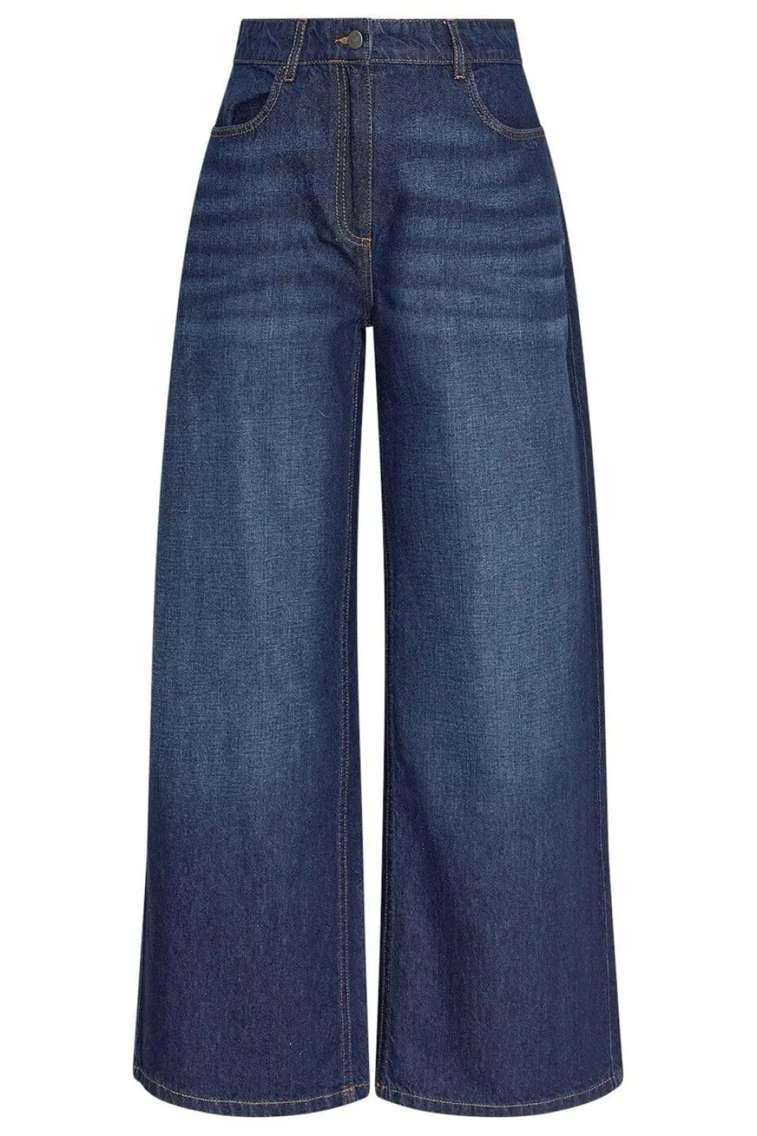 Hot MSCH Copenhagen Mschadna Alena Pants 19715 Dark Blue Wash