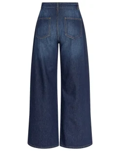 Hot MSCH Copenhagen Mschadna Alena Pants 19715 Dark Blue Wash