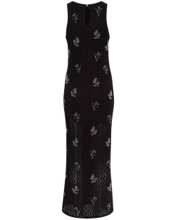Sale Moss Copenhagen Mschaudrey Sl Dress Emb 19467 Black Silver