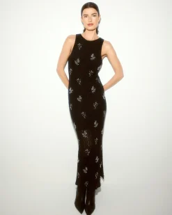 Sale Moss Copenhagen Mschaudrey Sl Dress Emb 19467 Black Silver