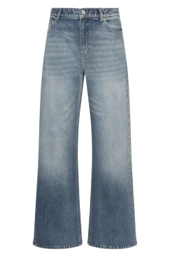 Outlet Moss Copenhagen Mschbine Lui Relaxed Long Jeans 19282 Mid Blue Wash