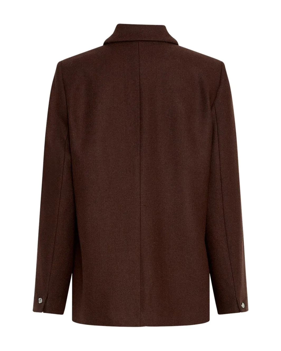 Moss Copenhagen Mschelliot Loose Blazer 19426 Hot Fudge