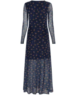 Sale Moss Copenhagen Mschginie Illenora Dress 19522 Mari Blue Flwr