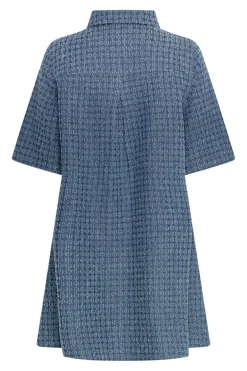 Outlet MSCH Copenhagen Mschibo 2/4 Dress 19576 Mid Blue Wash