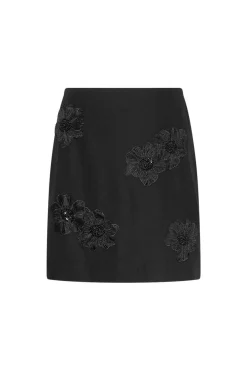 Outlet Moss Copenhagen Mschjemila Skirt Emb 19472 Black