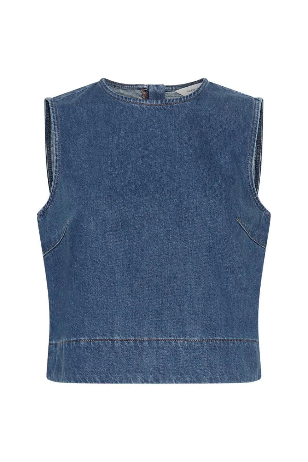 Discount MSCH Copenhagen Mschjolene Elena Sl Top 19359 Mid Blue Wash