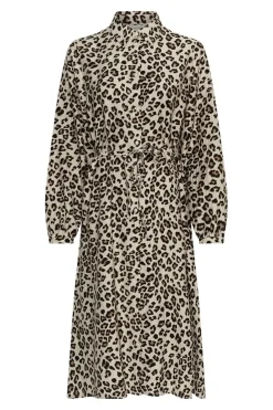 Best Moss Copenhagen Mschkalani Vlora Shirt Dress 19575 Humus Leo