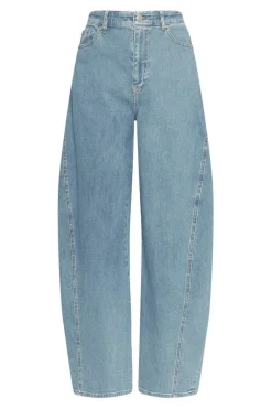 Clearance Moss Copenhagen Mschkobane Tua Barrel Jeans 19765 Light Blue Wash