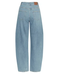 Clearance Moss Copenhagen Mschkobane Tua Barrel Jeans 19765 Light Blue Wash