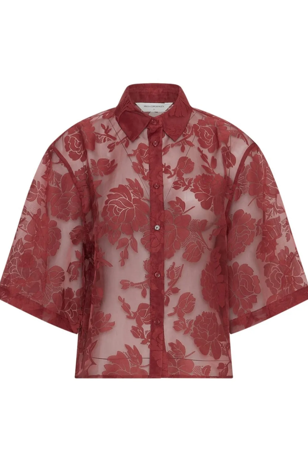 New MSCH Copenhagen Mschlettiche 3/4 Shirt 19356 Syrah