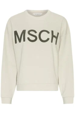 Online MSCH Copenhagen Mschmela Briena Msch Sweatshirt 19738 Oatmeal L Wreat