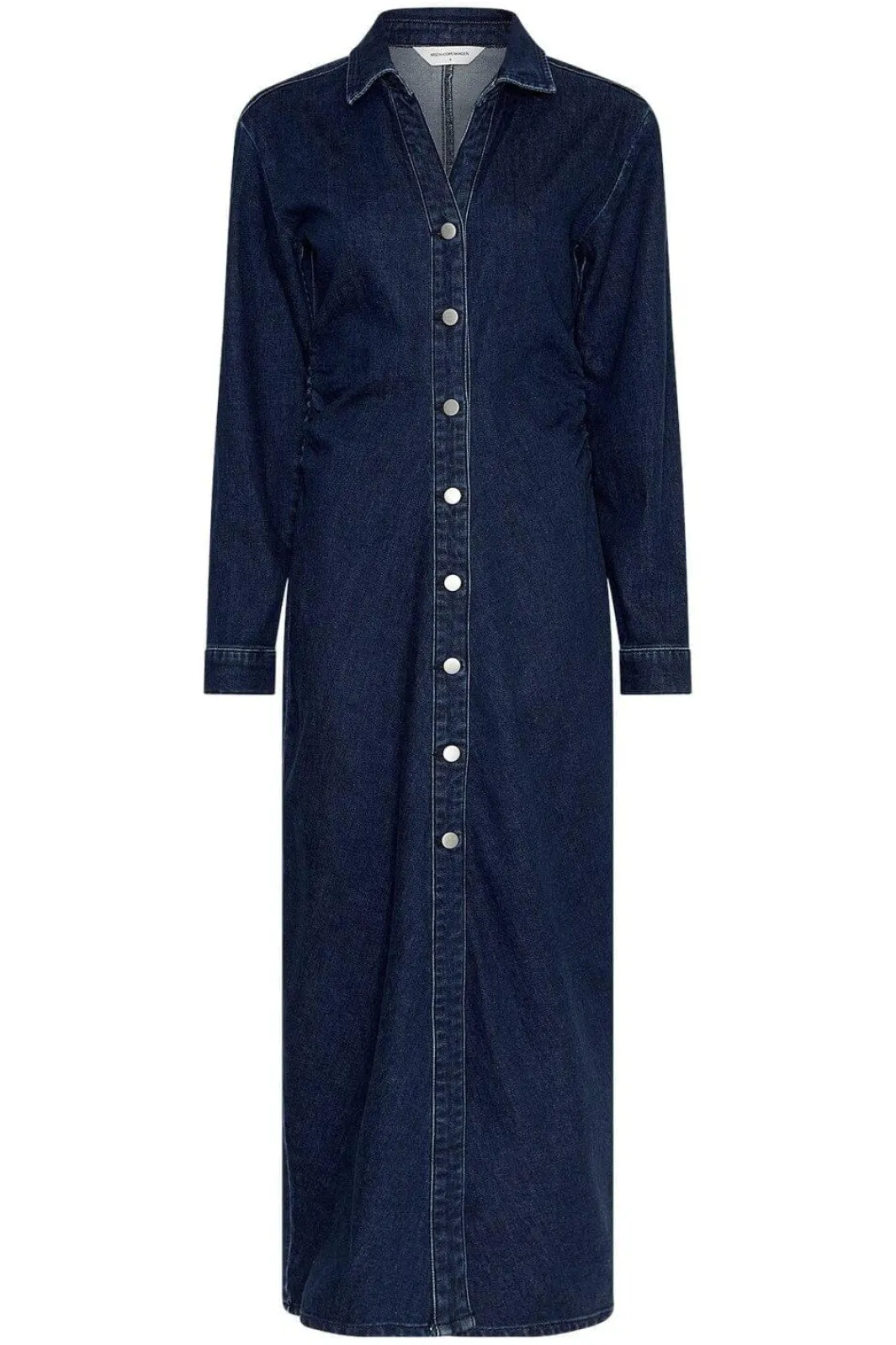 Best Moss Copenhagen Mschmow Shirt Dress 19504 Dark Blue Wash