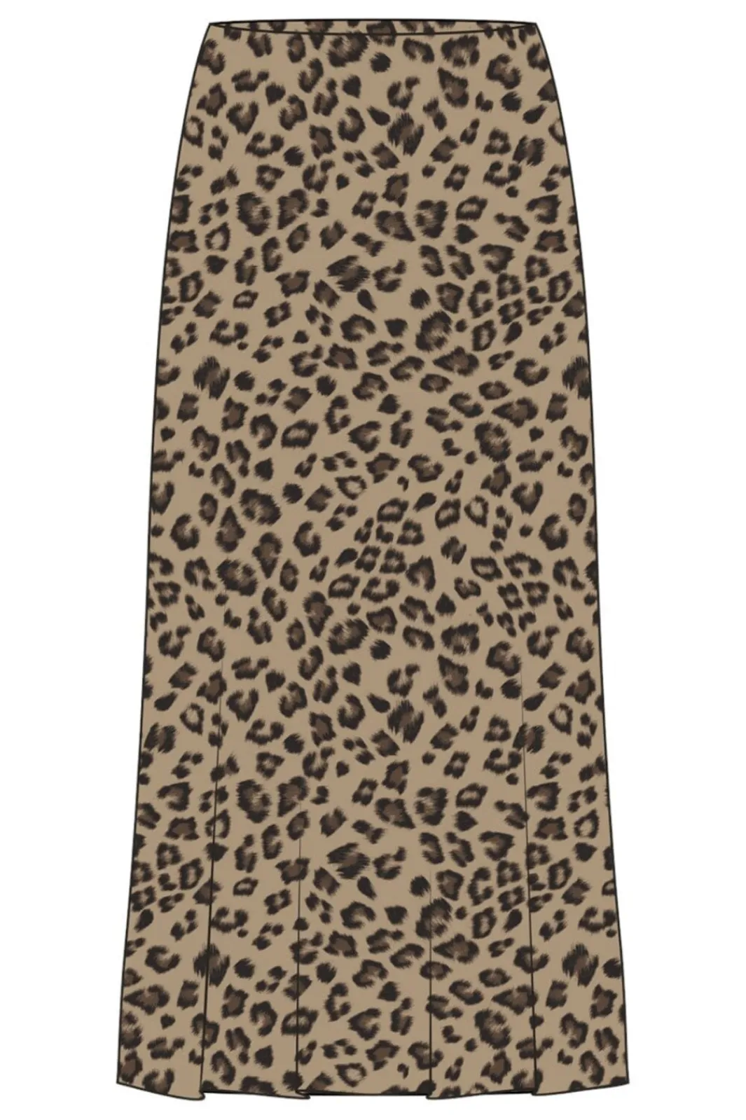 Discount MSCH Copenhagen Mschrikkeloa Skirt 18695 Cornstalk Leo