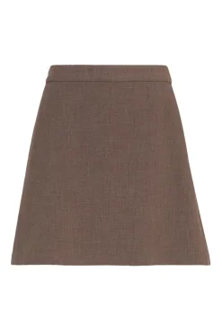 Outlet Moss Copenhagen Mschrosina Michelle Skirt 19702 Slate Black Mel