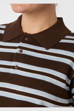 Sale Neo Noir Mulann Polo Knit Blouse 165966 676