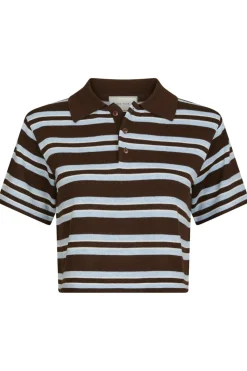 Sale Neo Noir Mulann Polo Knit Blouse 165966 676