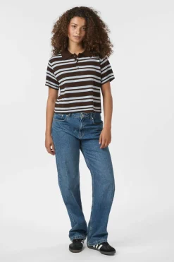 Sale Neo Noir Mulann Polo Knit Blouse 165966 676
