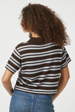 Sale Neo Noir Mulann Polo Knit Blouse 165966 676