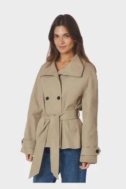 Best Neo Noir Munet Trench Jacket 167384 213