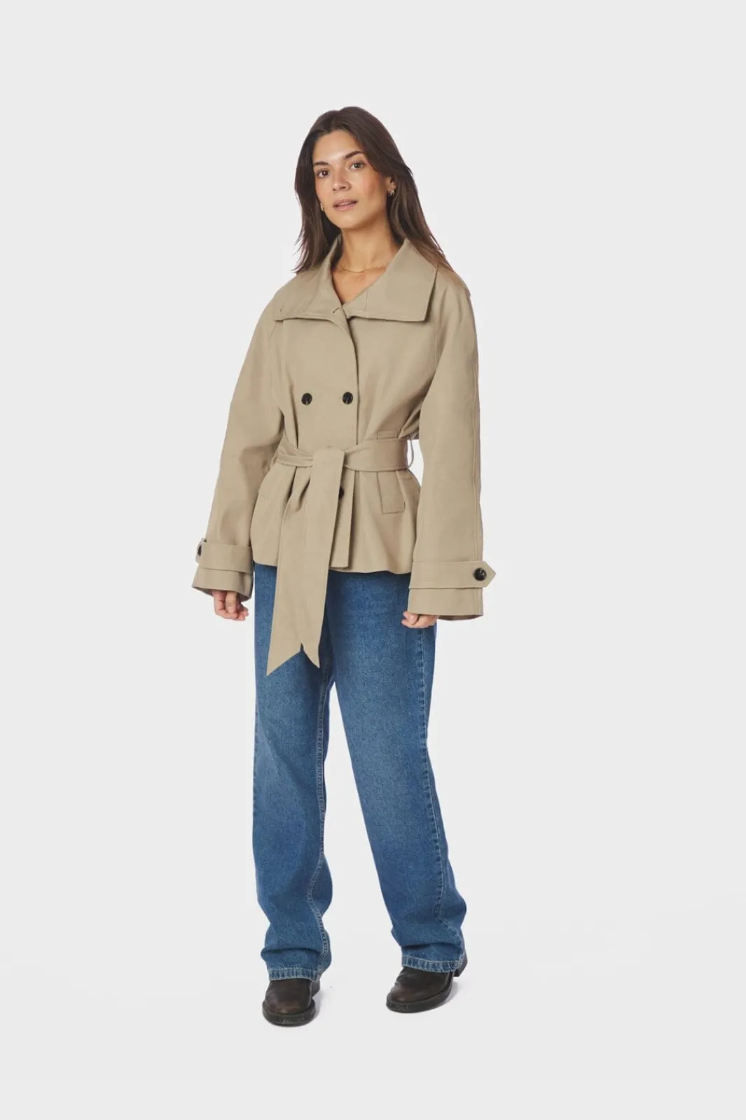 Best Neo Noir Munet Trench Jacket 167384 213