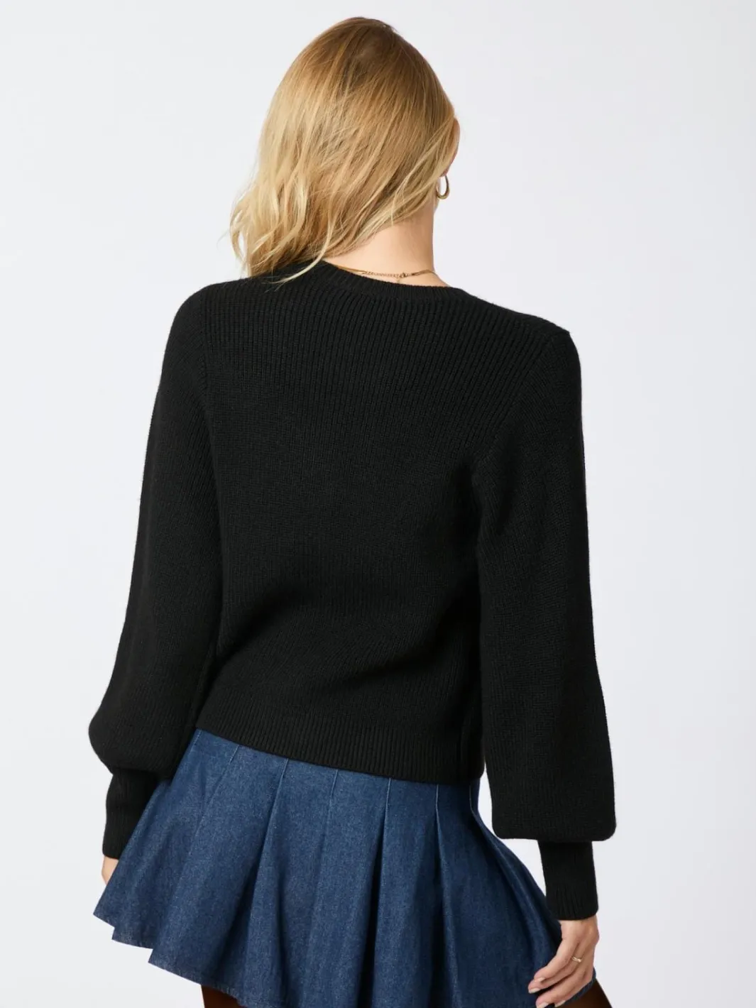 Clearance Neo Noir Muscado Knit Cardigan Black