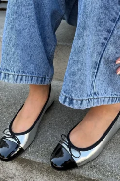 Outlet Copenhagen Shoes My Own Ballerinas 334 Silver / Black