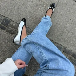 Outlet Copenhagen Shoes My Own Ballerinas 334 Silver / Black