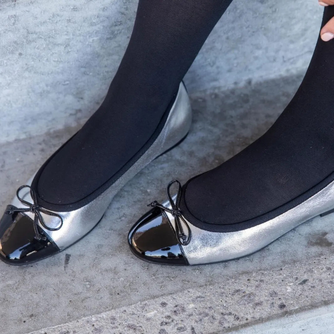 Outlet Copenhagen Shoes My Own Ballerinas 334 Silver / Black