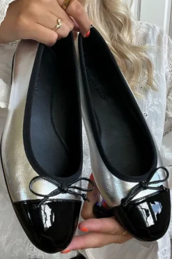 Outlet Copenhagen Shoes My Own Ballerinas 334 Silver / Black