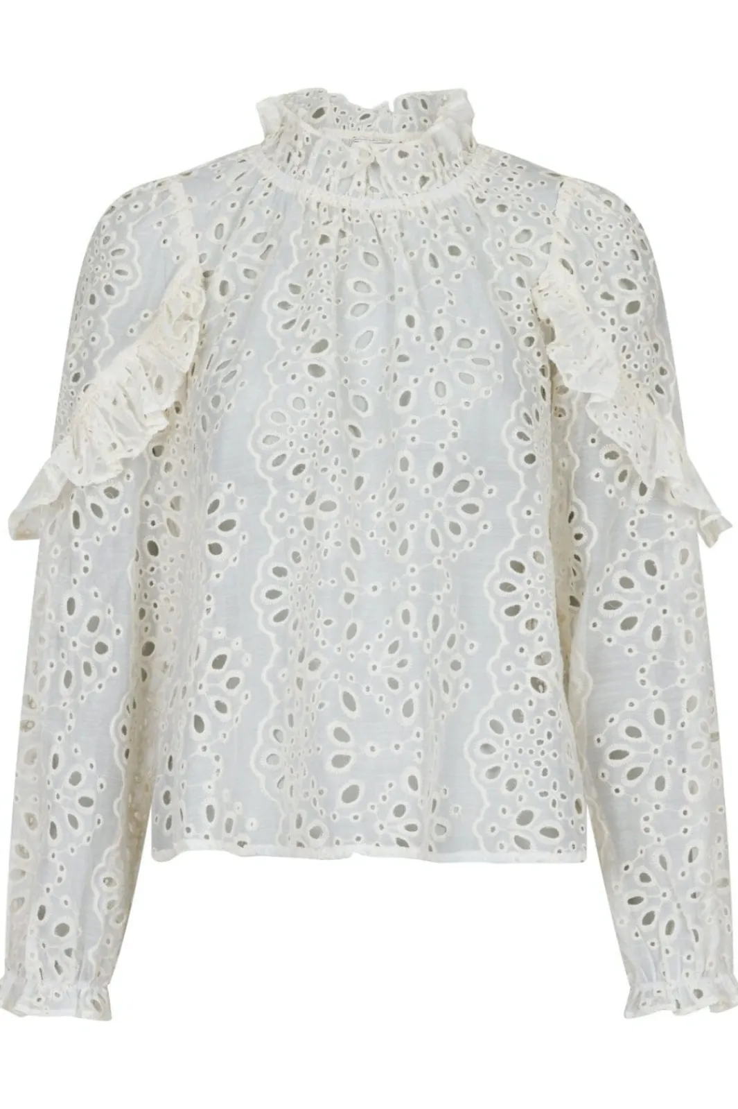 Clearance Neo Noir Nadira Embroidery Blouse Ivory